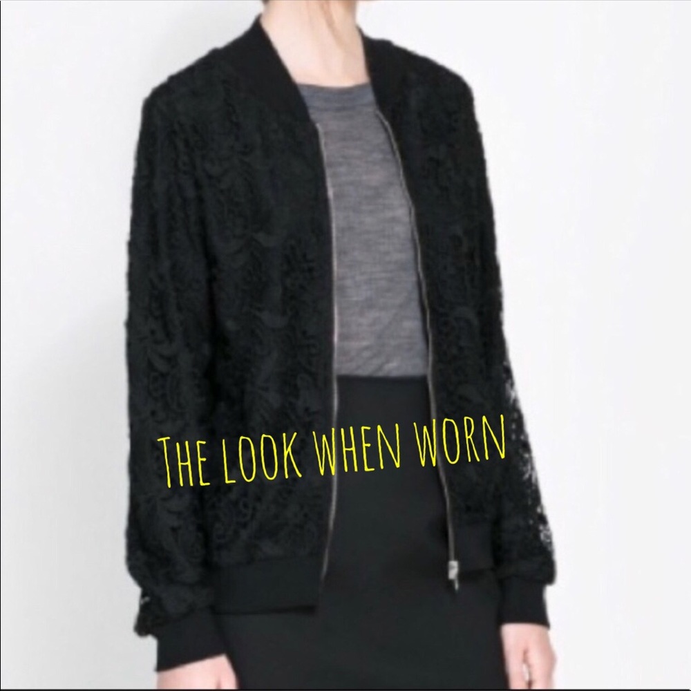Vintage Victoria secrets bomber jacket w/lace - Picture 8 of 8
